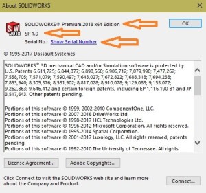 SOLIDWORKS Serial Number
