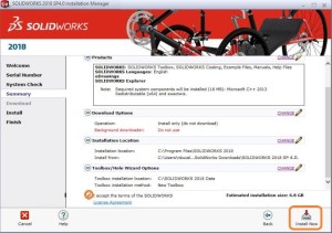 Install SOLIDWORKS