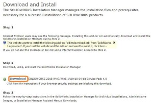 Install SOLIDWORKS
