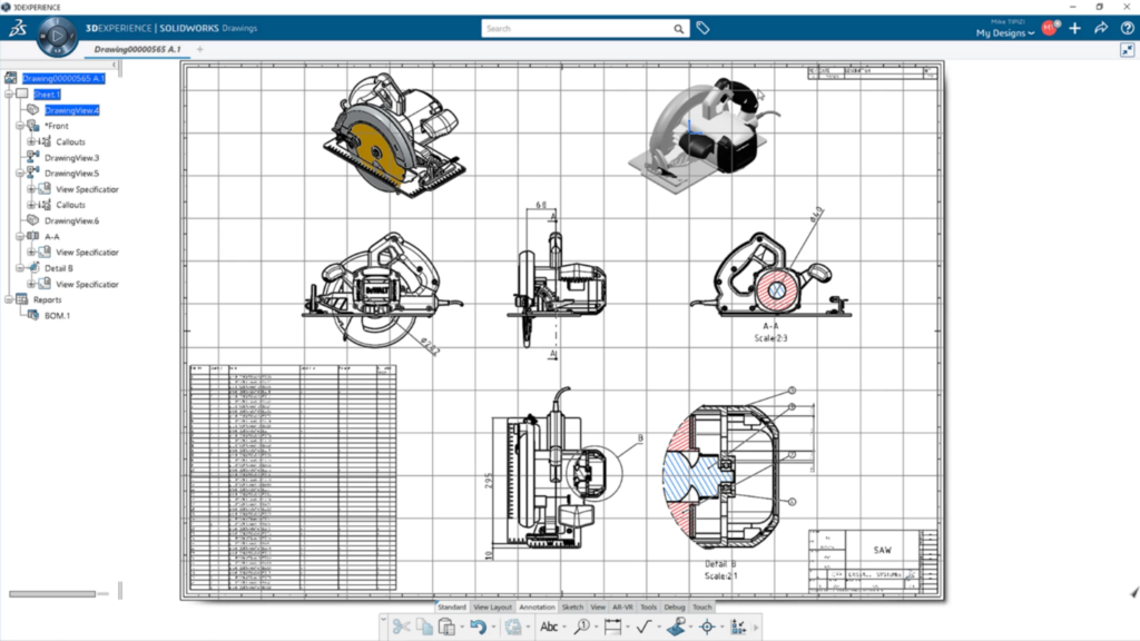 3DEXPERIENCE Drawings